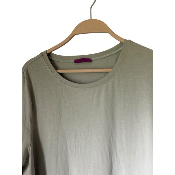 Mountain Mamas Gray Tunic 3/4 Sleeves With Crochet Hem‎ XXL Fall Shirt - Picture 2 of 4